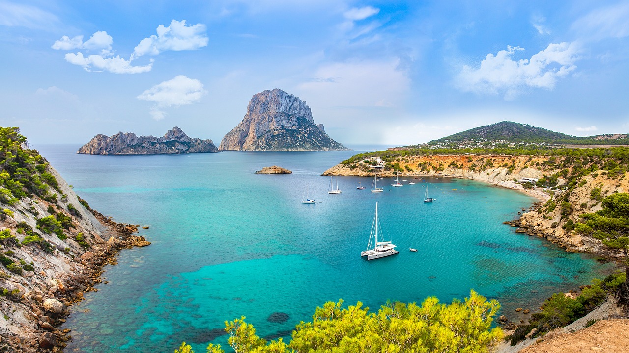 coast, nature, rock, sea, bay, ibiza