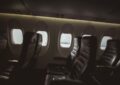 chairs inside airliner