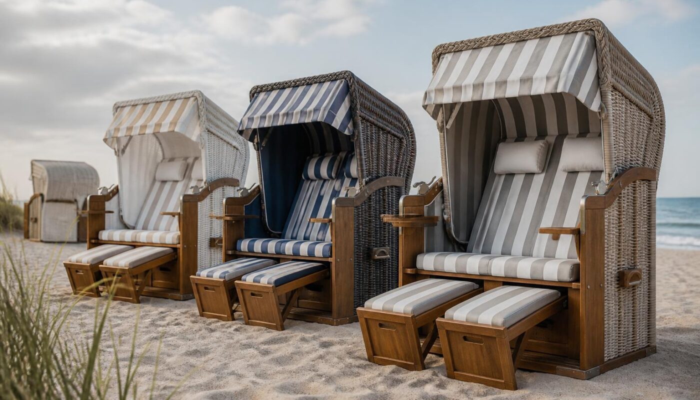 Strandkorb kaufen: Was die Preisspanne von 800 bis 12.000 Euro erklärt